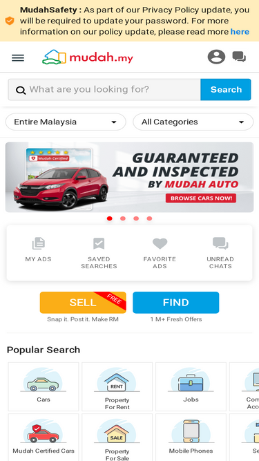 Mudah My Traffic Ranking Marketing Analytics Similarweb