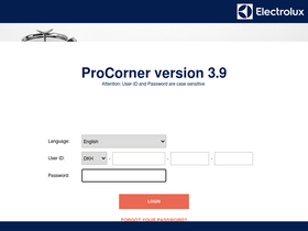 procorner.electrolux.com