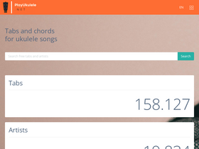 'playukulele.net' screenshot