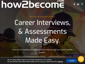 'how2become.com' screenshot
