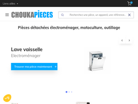 'choukapieces.com' screenshot