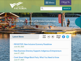 'victoria.ca' screenshot