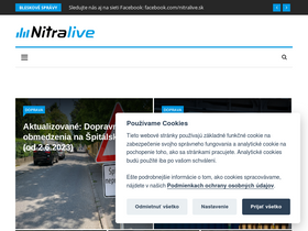 'nitralive.sk' screenshot