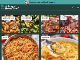 'thestayathomechef.com' screenshot