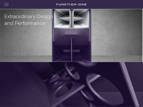 'funktion-one.com' screenshot