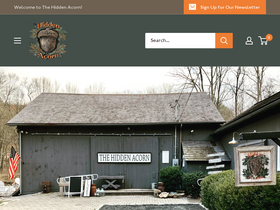 hiddenacorn.com homepage screenshot