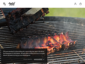Longstreet Smokers homepage screenshot