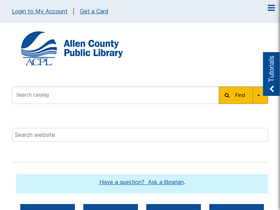 'acpl.lib.in.us' screenshot