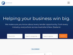 'australiantenders.com.au' screenshot