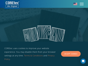 'coretecfloors.com' screenshot