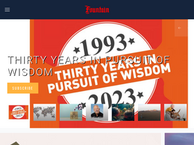 'fountainmagazine.com' screenshot