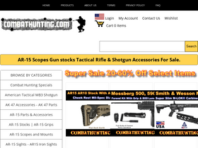 'combathunting.com' screenshot