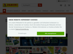 'paninishop.de' screenshot