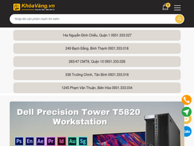 'khoavang.vn' screenshot