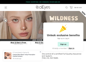 'coleyes.com' screenshot