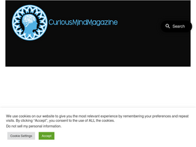 'curiousmindmagazine.com' screenshot
