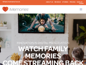 'imemories.com' screenshot