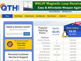'qth.com' screenshot