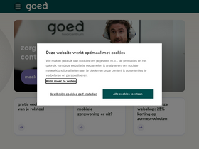 'goed.be' screenshot