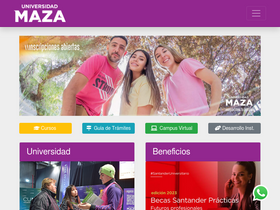 'umaza.edu.ar' screenshot