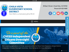 'cvesd.org' screenshot
