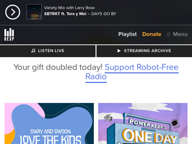 'kexp.org' screenshot