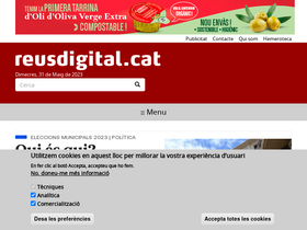 'reusdigital.cat' screenshot