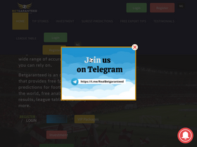 'betgaranteed.com' screenshot