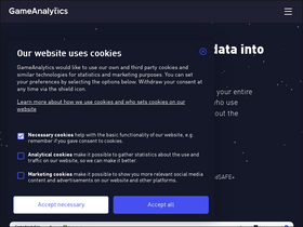 'gameanalytics.com' screenshot