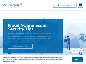 'amerfirst.org' screenshot