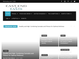 'eastendtastemagazine.com' screenshot