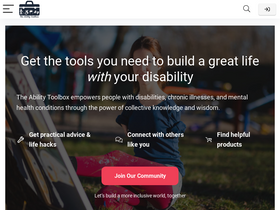 'theabilitytoolbox.com' screenshot