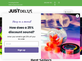 'justdeltastore.com' screenshot