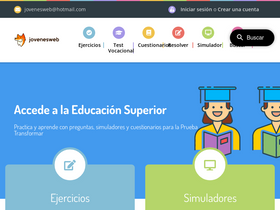 'jovenesweb.com' screenshot