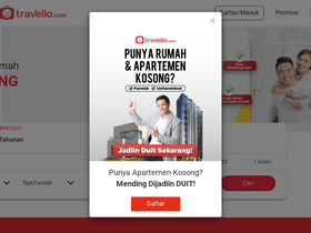 'travelio.com' screenshot