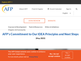 'afpglobal.org' screenshot