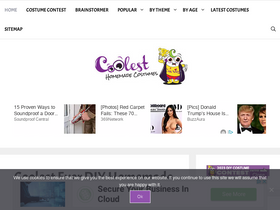 'coolest-homemade-costumes.com' screenshot