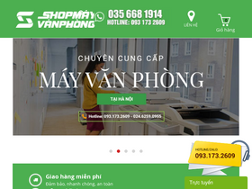 'shopmayvanphong.vn' screenshot