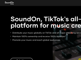 'soundon.global' screenshot