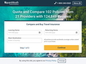 'squaremouth.com' screenshot