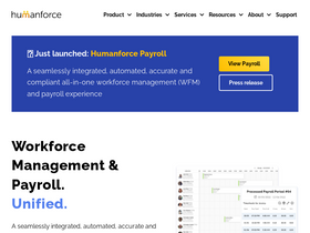 'humanforce.com' screenshot