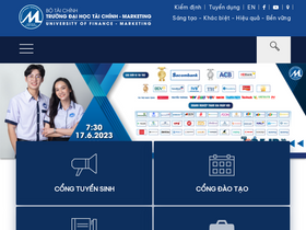 'ufm.edu.vn' screenshot