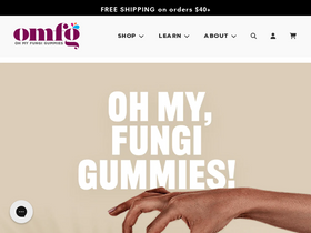 omfg-gummies.com homepage screenshot