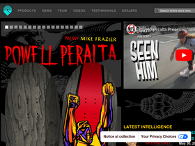 'powell-peralta.com' screenshot
