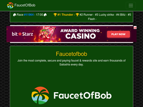 'faucetofbob.xyz' screenshot
