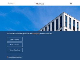 'wincasa.ch' screenshot