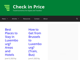'checkinprice.com' screenshot