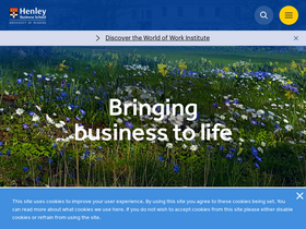 'henley.ac.uk' screenshot