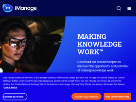 'imanage.com' screenshot