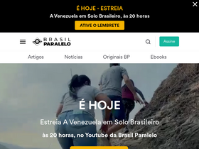 'brasilparalelo.com.br' screenshot